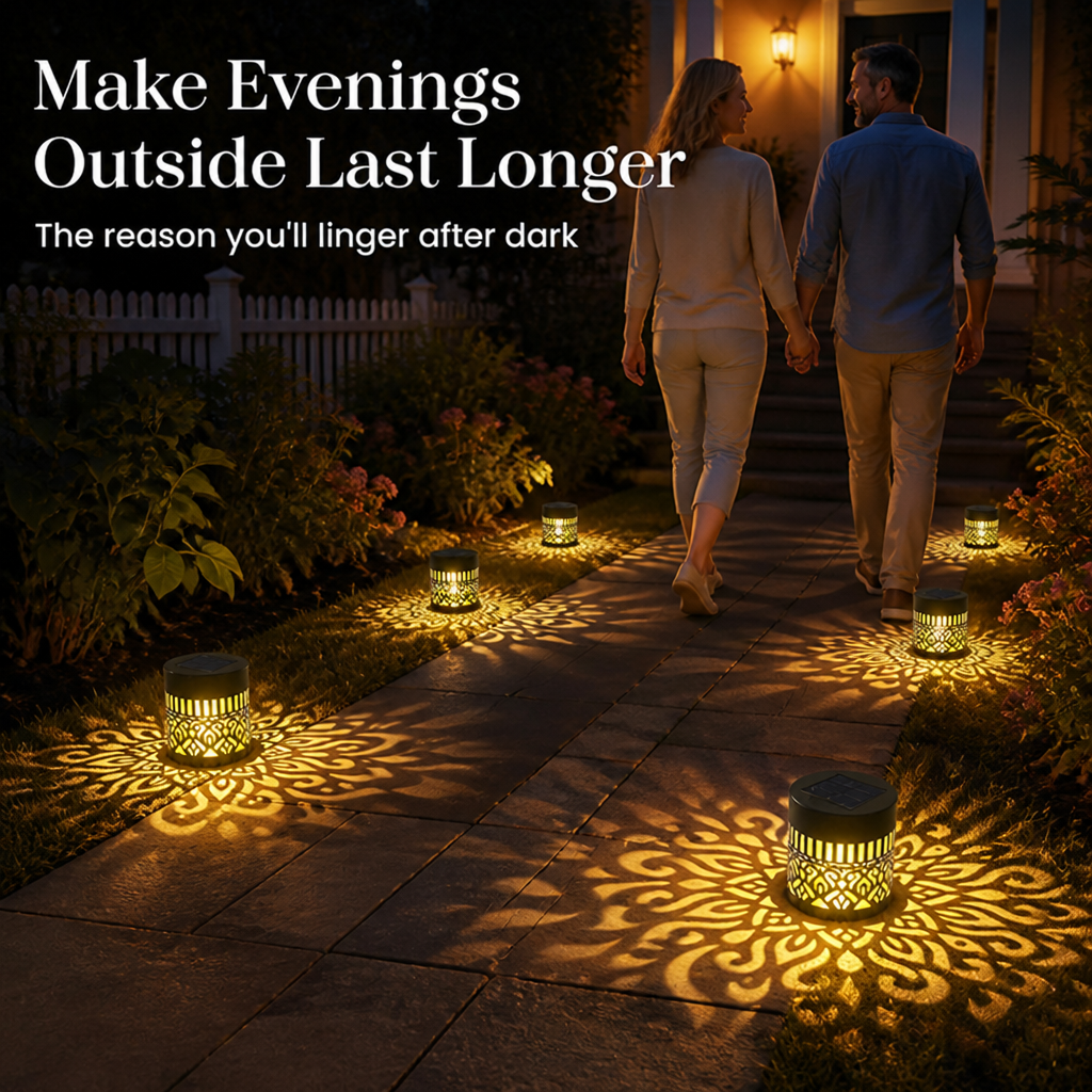 SolarAura Mandala Light | Transform Your Nights into a Spellbinding Oasis of Calm and Eco-Friendly Glow | elesira
