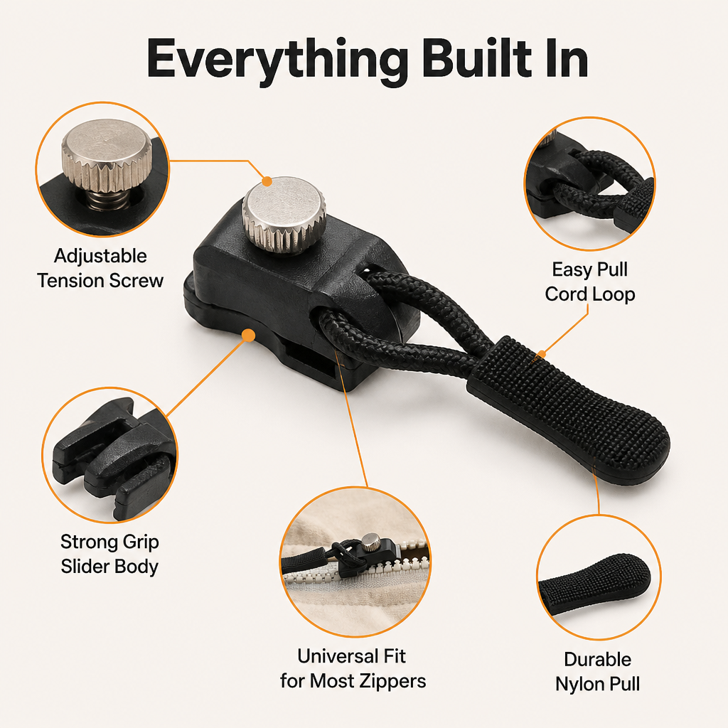 SlipFix | Bring Your Favorite Zippers Back to Life in Seconds, Hassle-Free | elesira