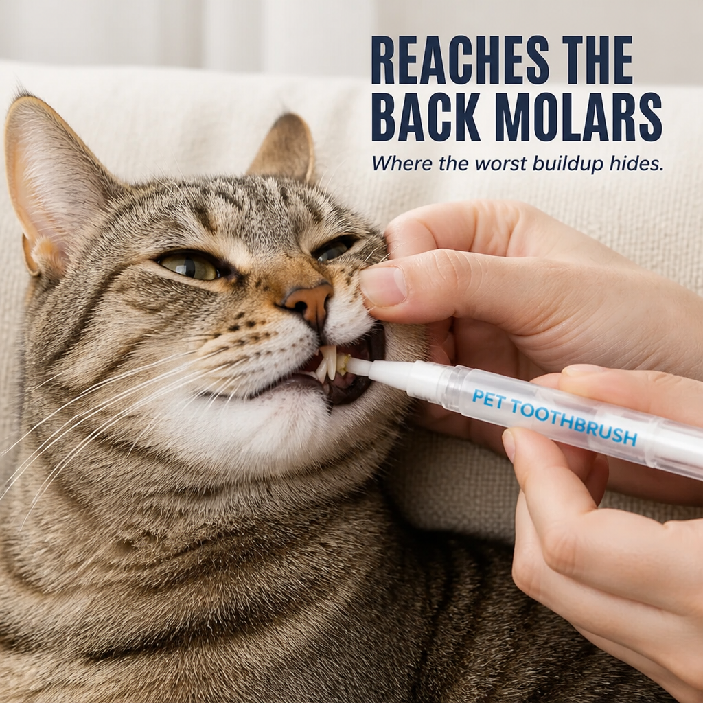 SmilePaw | Stop the Brushing Struggle and Remove Tartar in 30 Seconds a Day | elesira