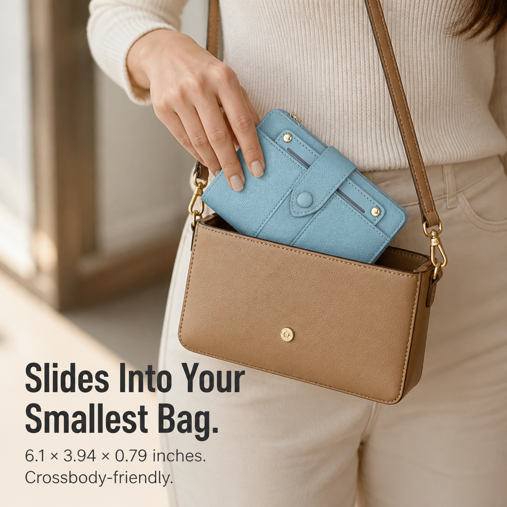 VeroLuxe | Holds 15 Cards Without Adding Bulk to Your Tiniest Bag | elesira