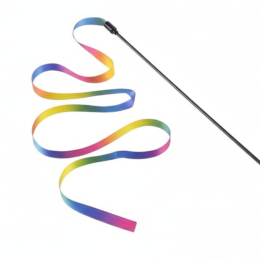 WhiskerWand - Colorful Teaser Stick for Playful Cats | elesira