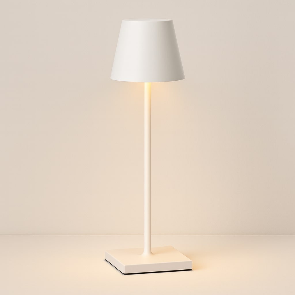 Wireless LED Desk Lamp with Touch Dimmer – Cordless, Clean Ambiance | elesira