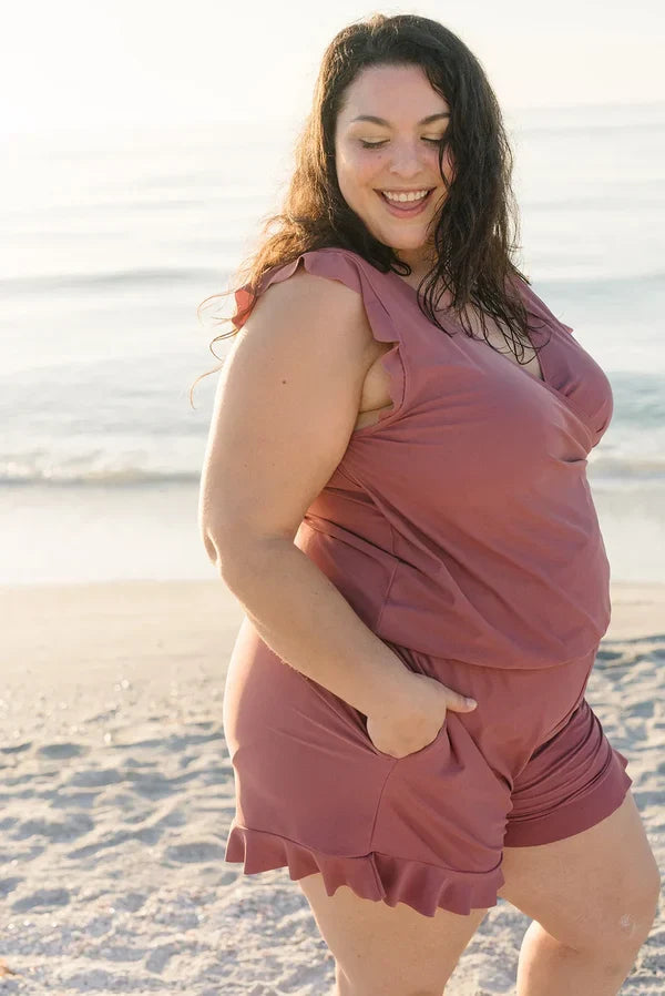 SolaraShift SwimRomper | Desfrute de confiança e liberdade durante todo o dia com um ajuste perfeito | elesira