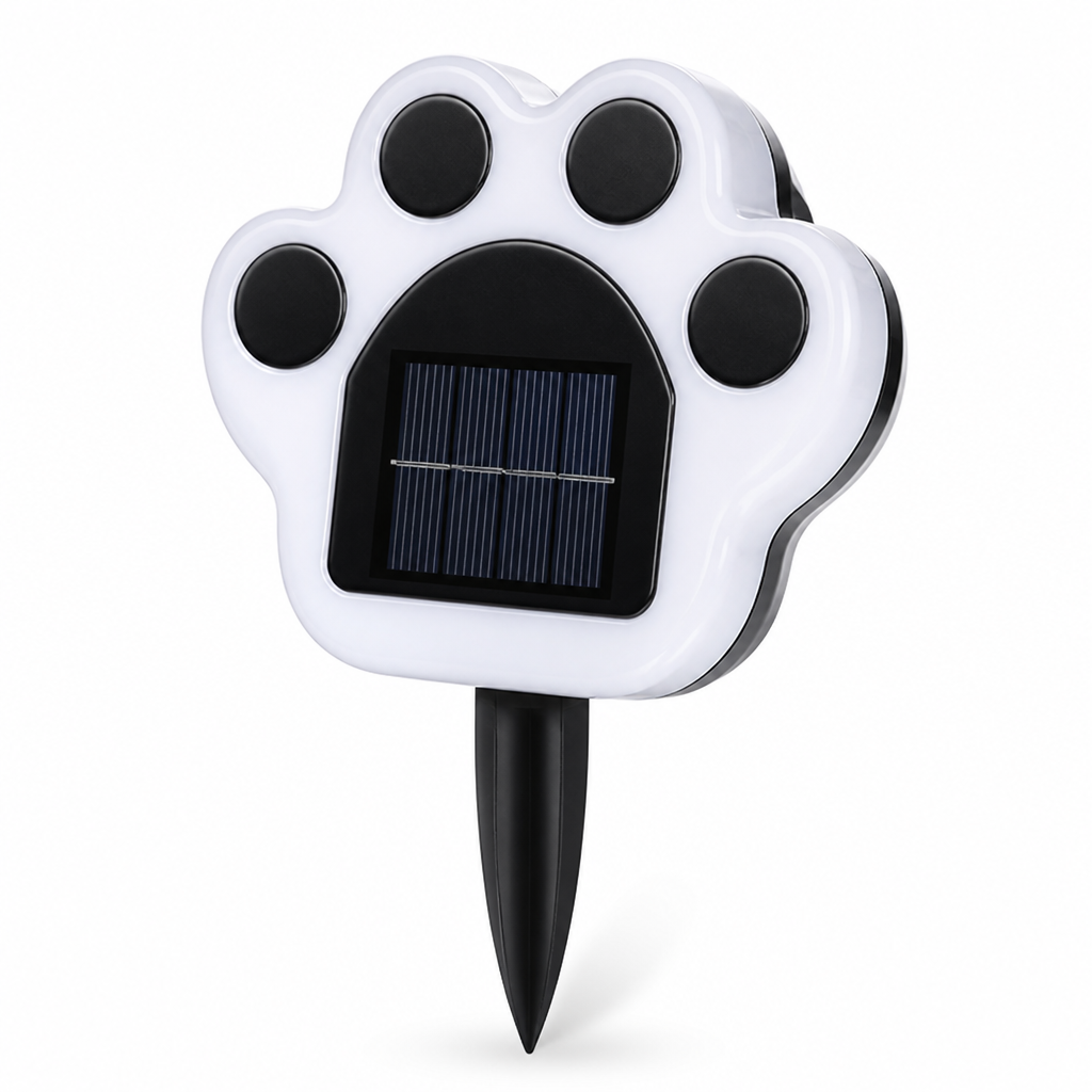 Solar Automatic Paw-Shaped Garden Path Light | elesira