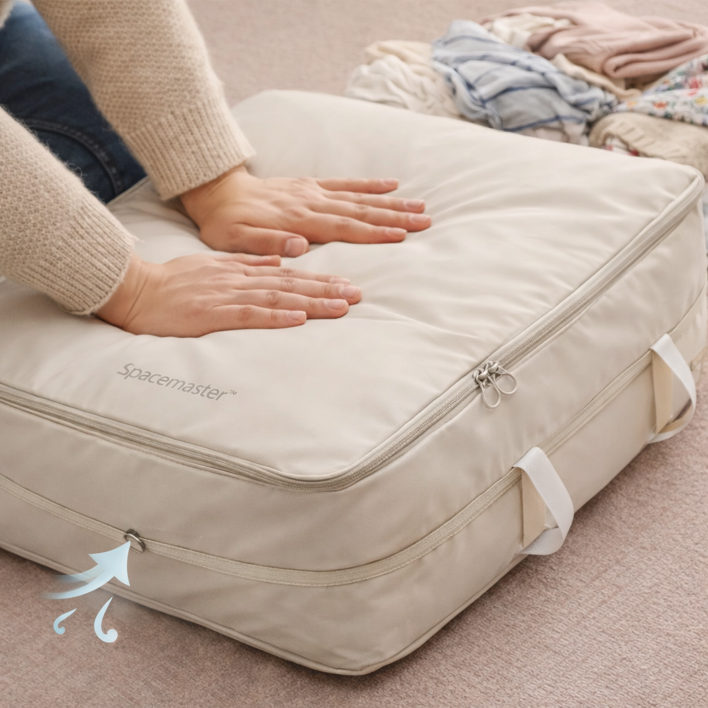 SpaceSculptor | Unlock Hidden Space and Shield Your Bulky Belongings with Effortless Compression | elesira