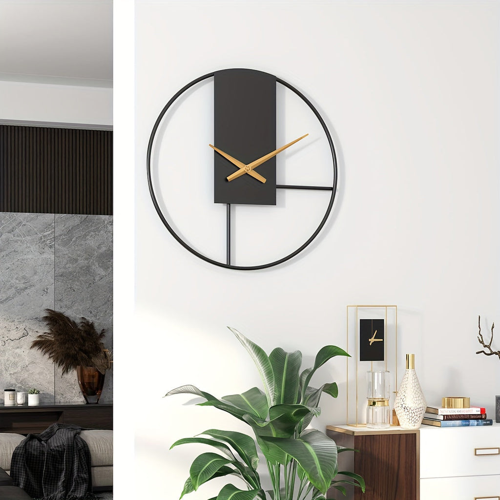 Elegante moderne Metall-Wanduhr mit 16 Zoll für jeden Raum | elesira