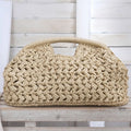 Sac bandoulière en raphia tressé au design élégant | elesira