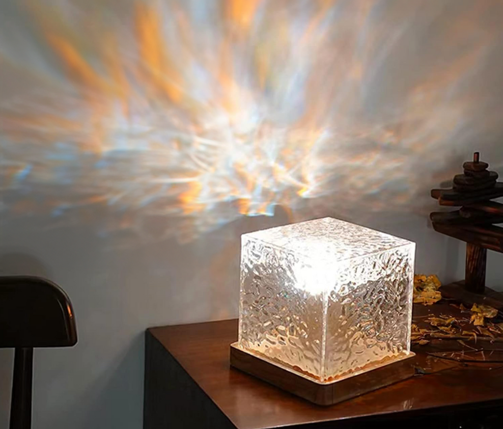 Wireless USB Relaxation Table Lamp Magic Wave Lamp – 16 radiant colors with remote control | elesira
