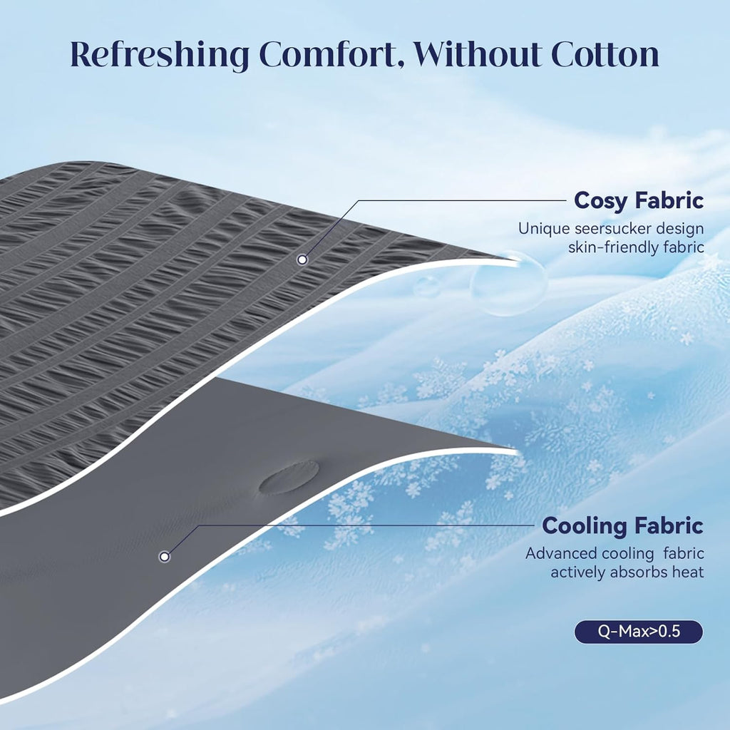 Cozy Comfort Cooling Blanket With Double Sided Design For Hot Sleepers - Elesira