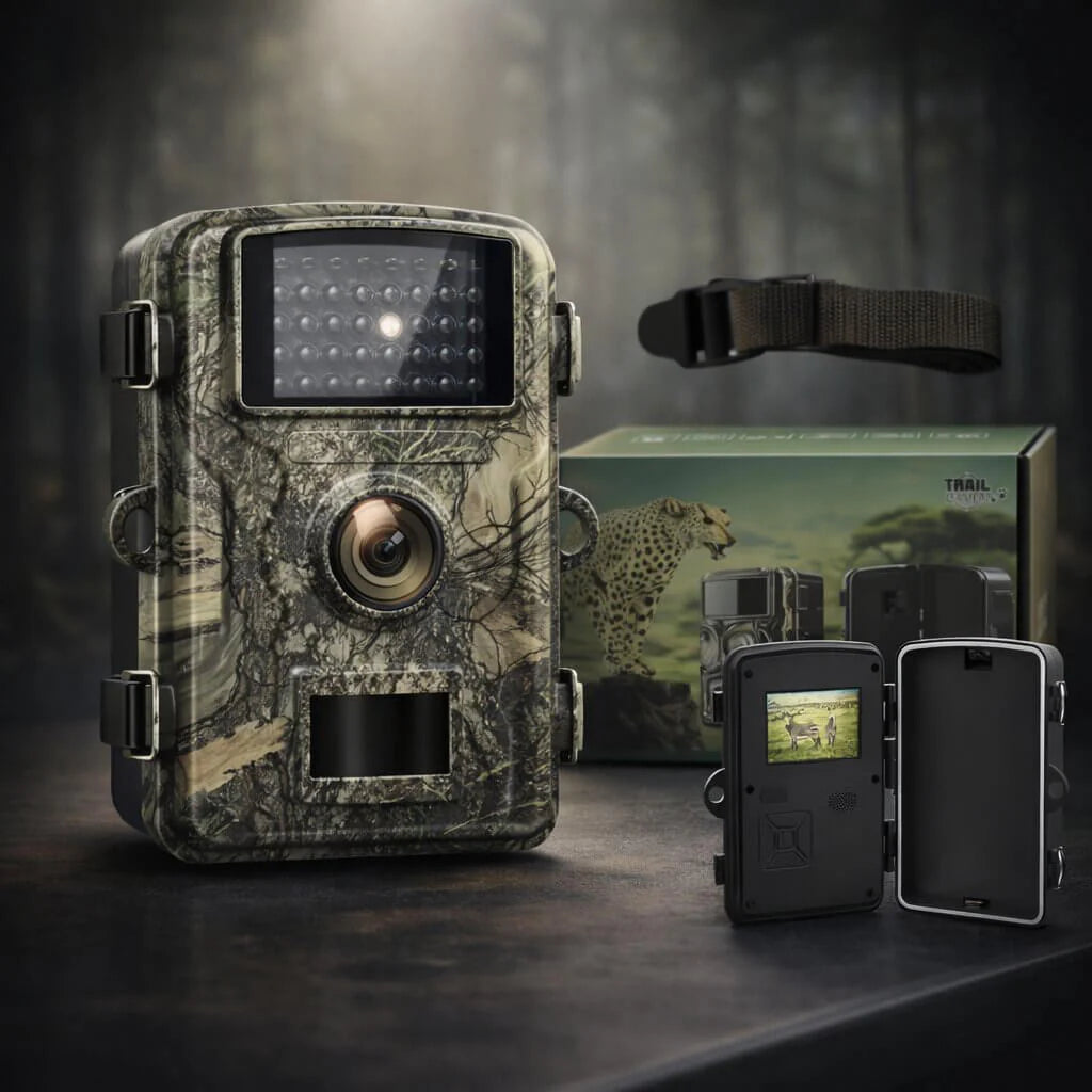 Cámara de monitoreo de fauna con visión nocturna - Detector de movimiento - Resistente a la intemperie - Forest Guardian | elesira