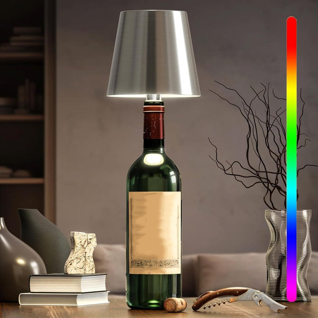 LumiGlow – luxus vezeték nélküli asztali lámpa memóriafunkcióval és állítható világítással | elesira