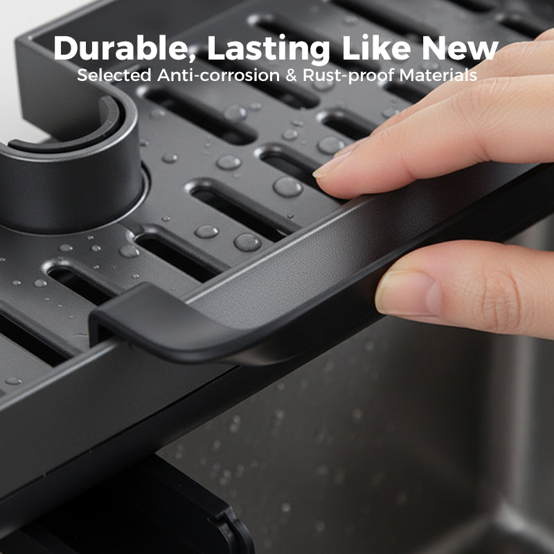 Sink Rack - Accelerates Sponge and Brush Drying - Clamp-On Mount - SinkSmart | elesira