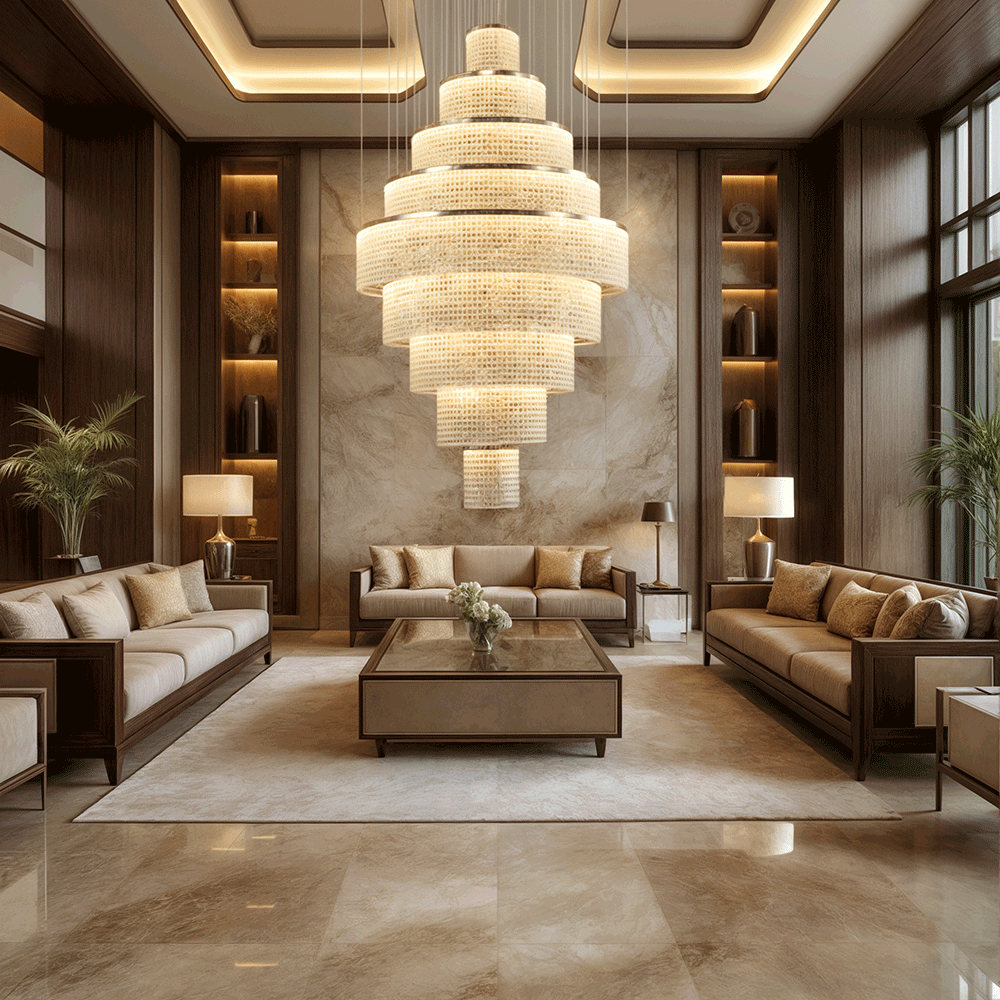 Melanie Crystal Ring Chandelier | elesira