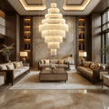Melanie Crystal Ring Chandelier | elesira