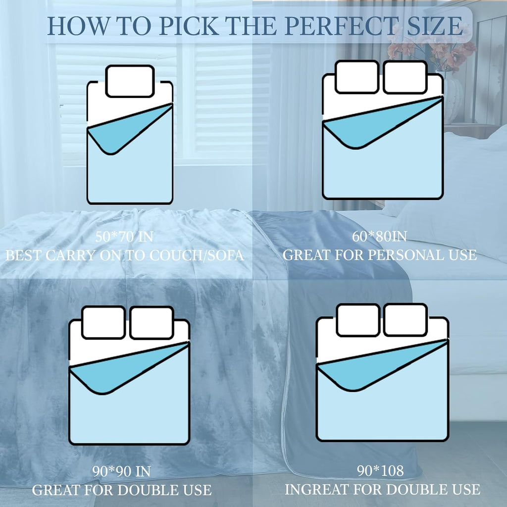 ChillWave Breathable Cooling Blanket For Hot Sleepers - Elesira