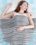 Cool Comfort Lightweight Double Sided Cooling Blanket For Hot Sleepers And Night Sweats - Elesira