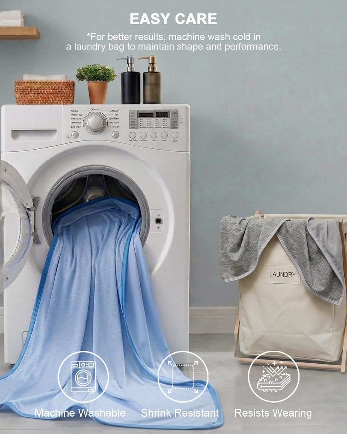 Cool Comfort Cooling Blanket For Hot Sleepers, Lightweight And Breathable Night Comfort - Elesira