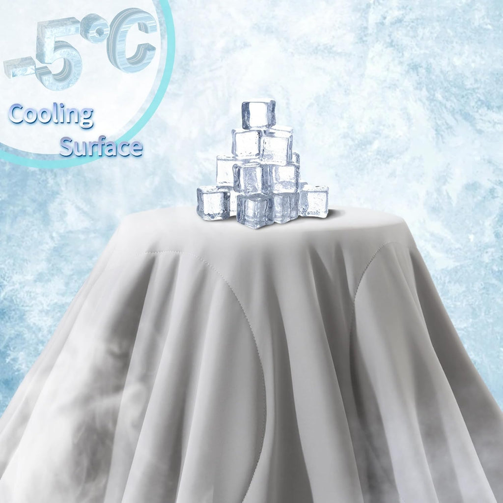 Cool Comfort Breathable Cooling Comforter For Hot Sleepers, Lightweight Summer Cover - Elesira