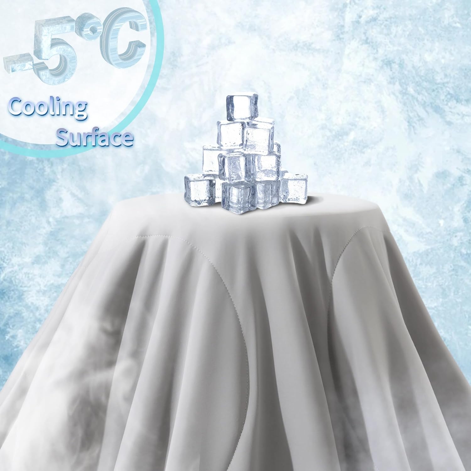 Cool Comfort Breathable Cooling Comforter For Hot Sleepers, Lightweight Summer Cover - Elesira