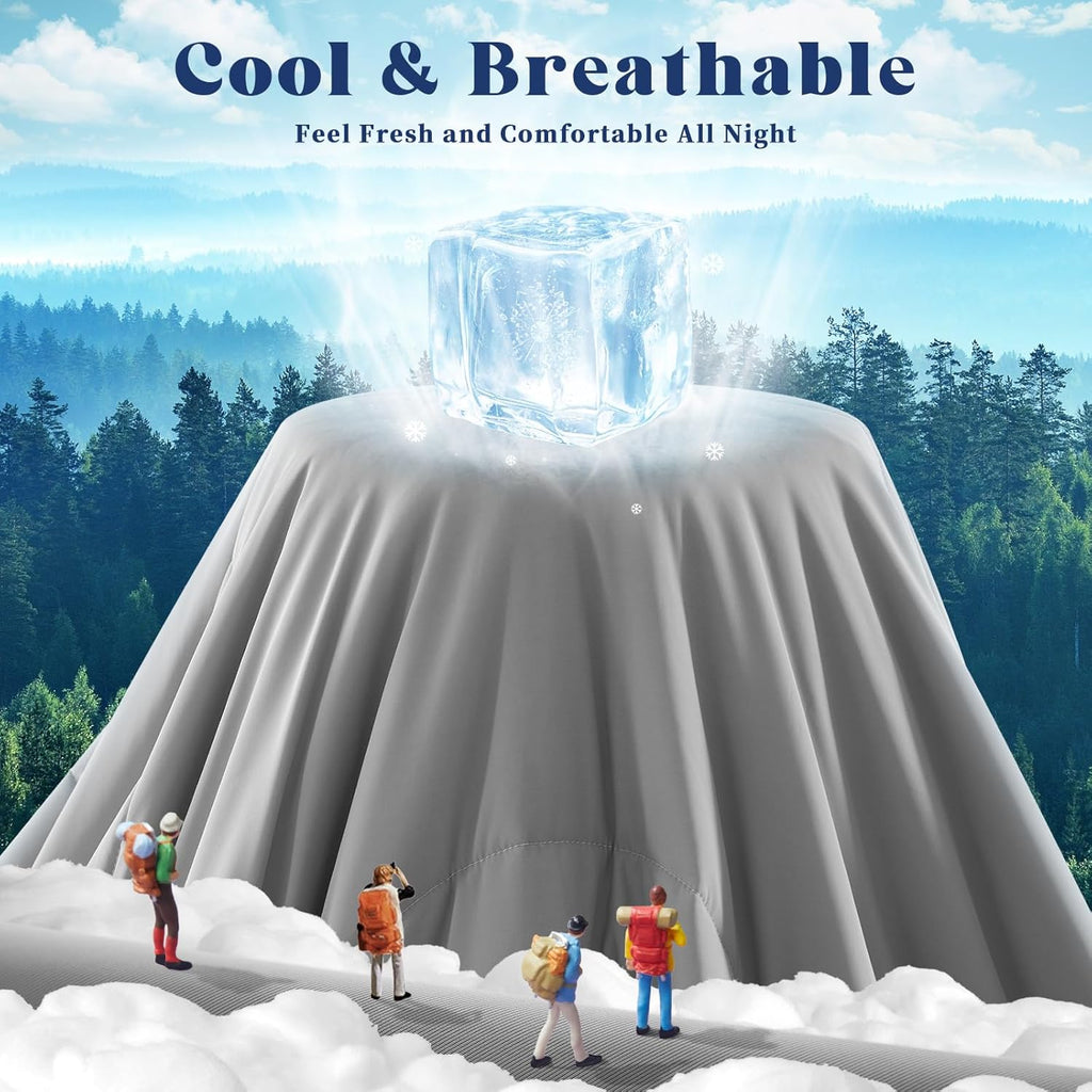 Cooling Comforter Double-Sided Ice Fabric For Hot Sleepers - Elesira