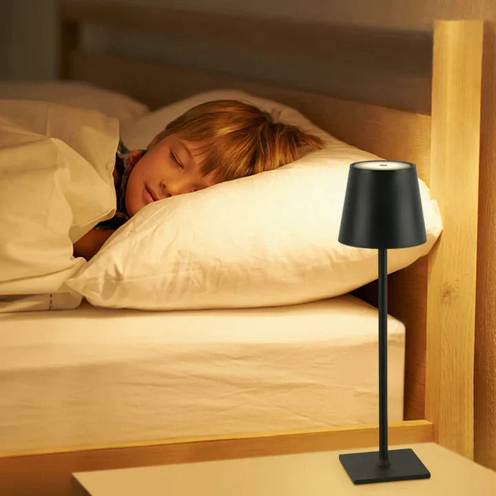 Wireless LED Desk Lamp with Touch Dimmer – Cordless, Clean Ambiance | elesira
