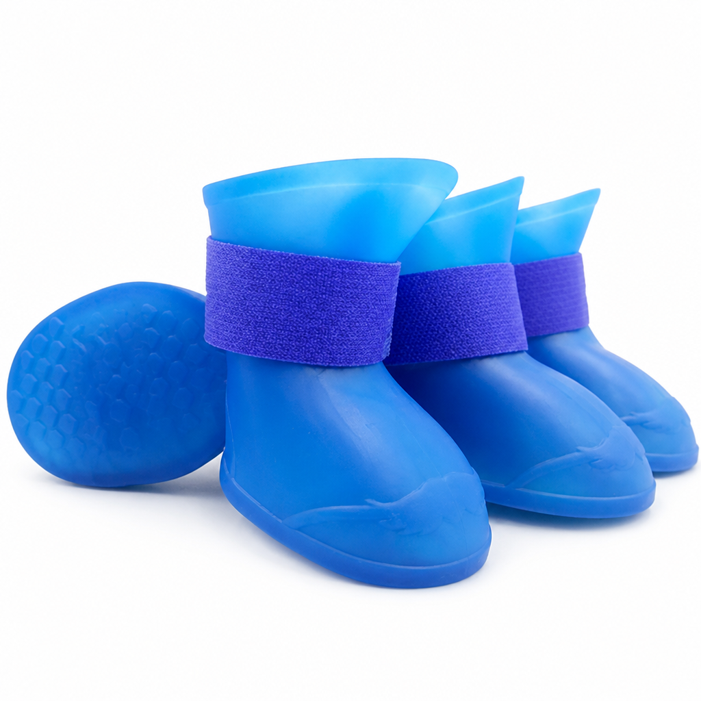 Waterproof & Anti-Slip Dog Boots With Adjustable Strap | elesira