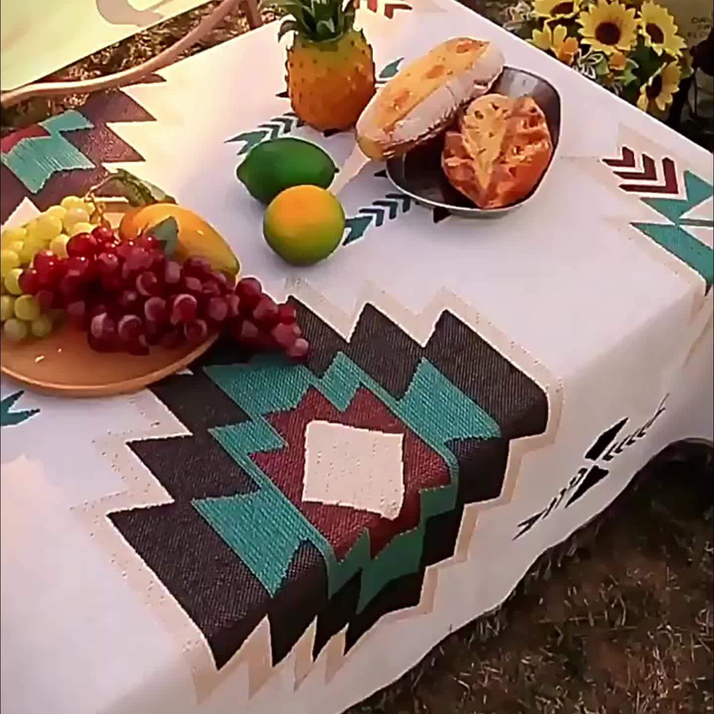 بطانية جاكار بنقوش جنوب غربية للنزهات | إليسيرا