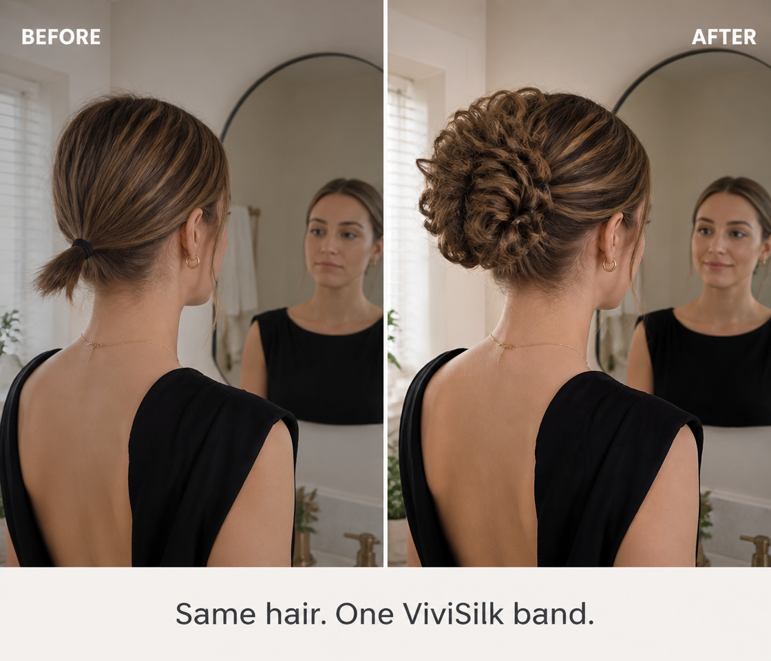 ViviSilk | סובבי, עטפי וצרי קוקו מרושל מושלם בפחות מדקה | elesira