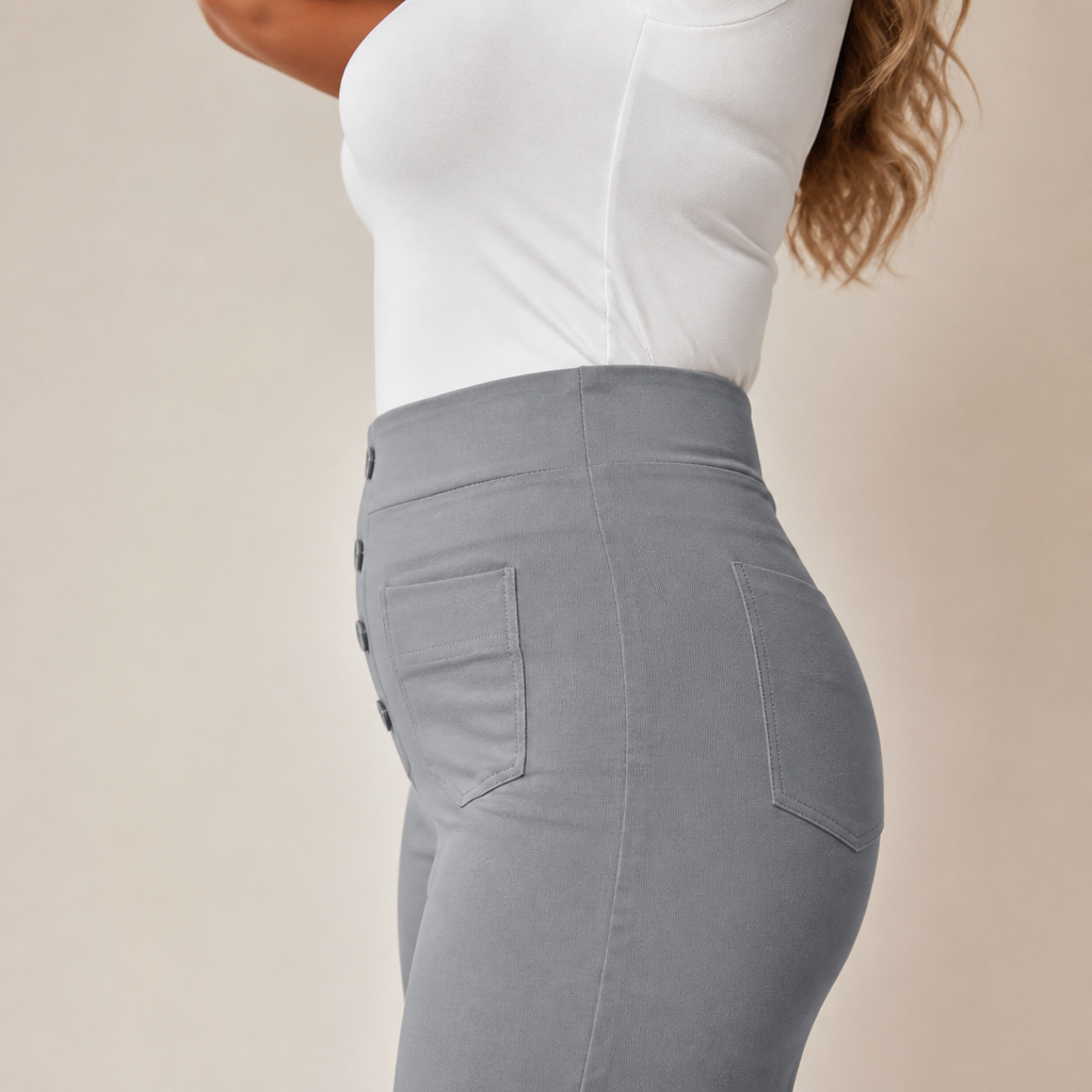 VelviaFlex Stretchbroek met hoge taille | Maak je taille gladder, beweeg vrij en geniet van elk moment | elesira