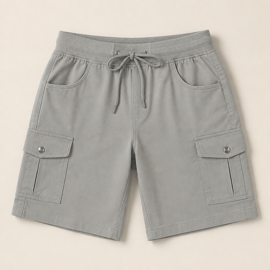 VentureLux – Bermuda-Cargoshorts mit UPF 50 und schnelltrocknendem Stoff | elesira