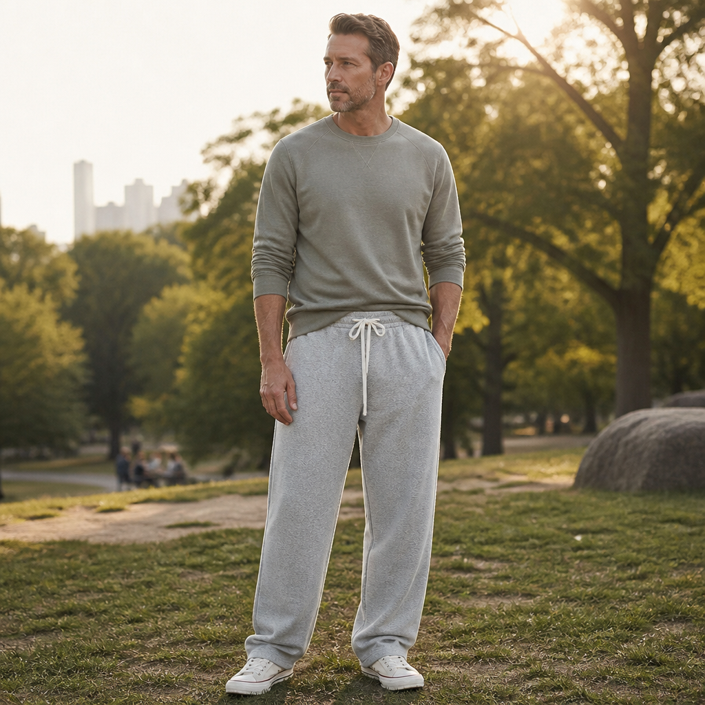 VeroStride – Loose-Fit Drawstring Lounge Pants Featuring Side Pockets | elesira