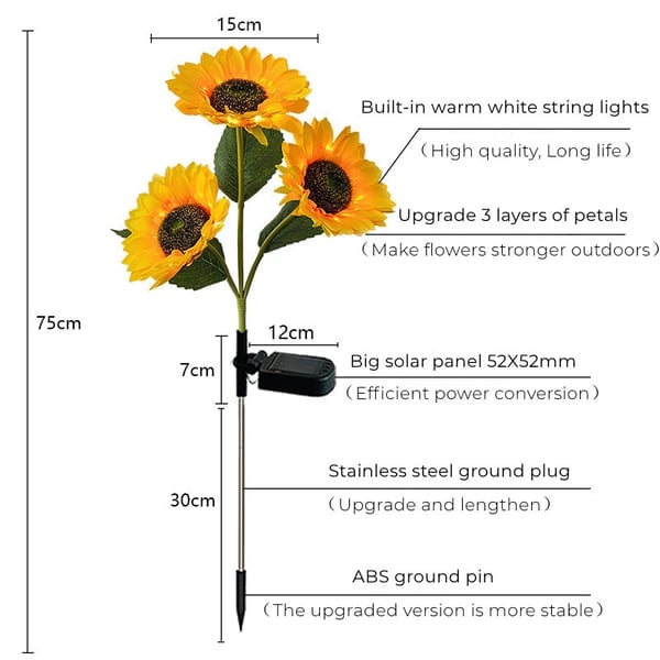 SolarBloom | Trasforma le tue notti con una calda luce solare senza sforzo | elesira