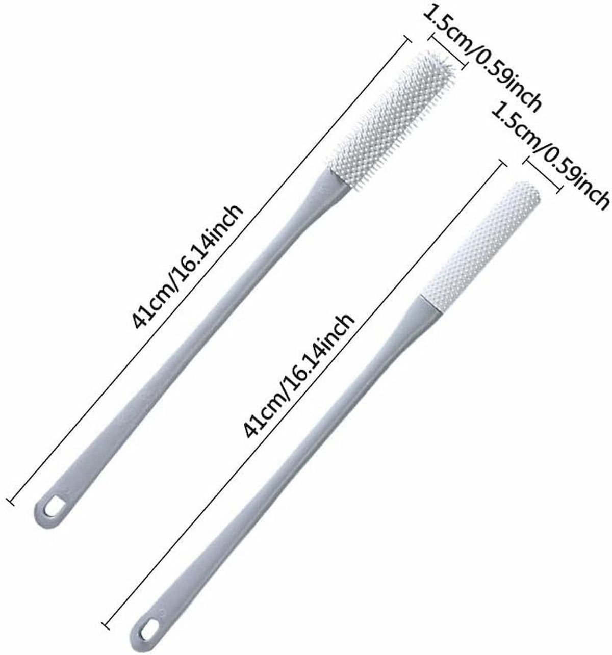Escova de limpeza macia para separadores de dedos dos pés | elesira