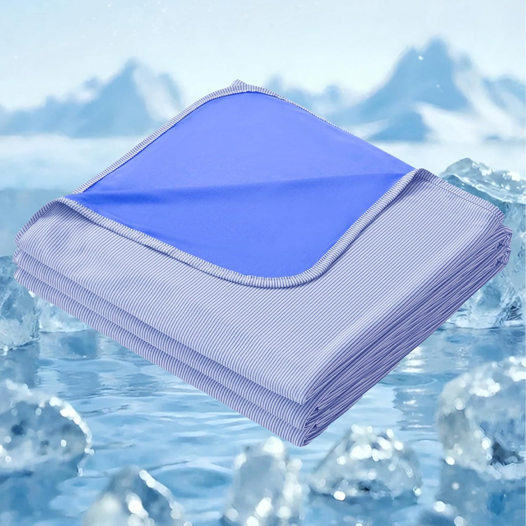 Cozy Comfort Cooling Blanket For Hot Sleepers With Breathable Fabric Light Summer Throw - Elesira