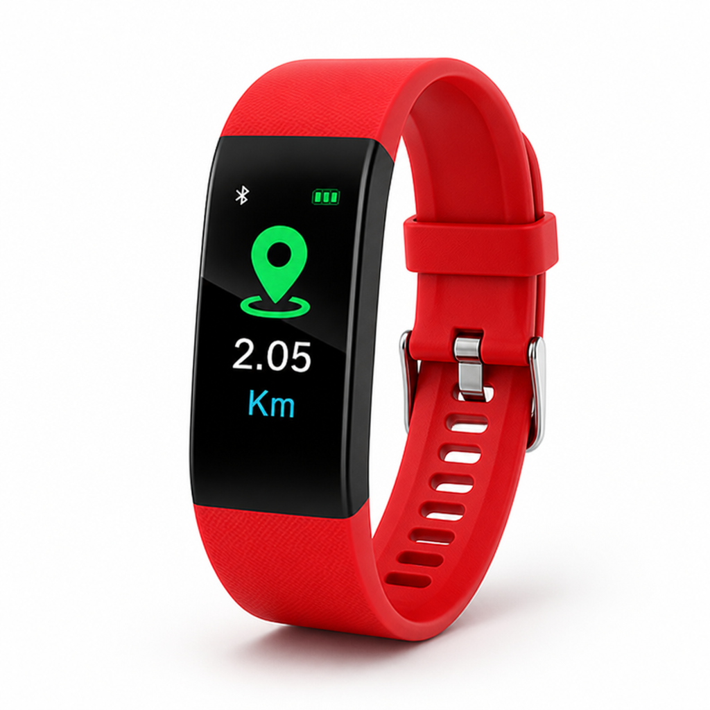 Semplice smartwatch LED per anziani con monitoraggio della frequenza cardiaca e della pressione sanguigna | elesira