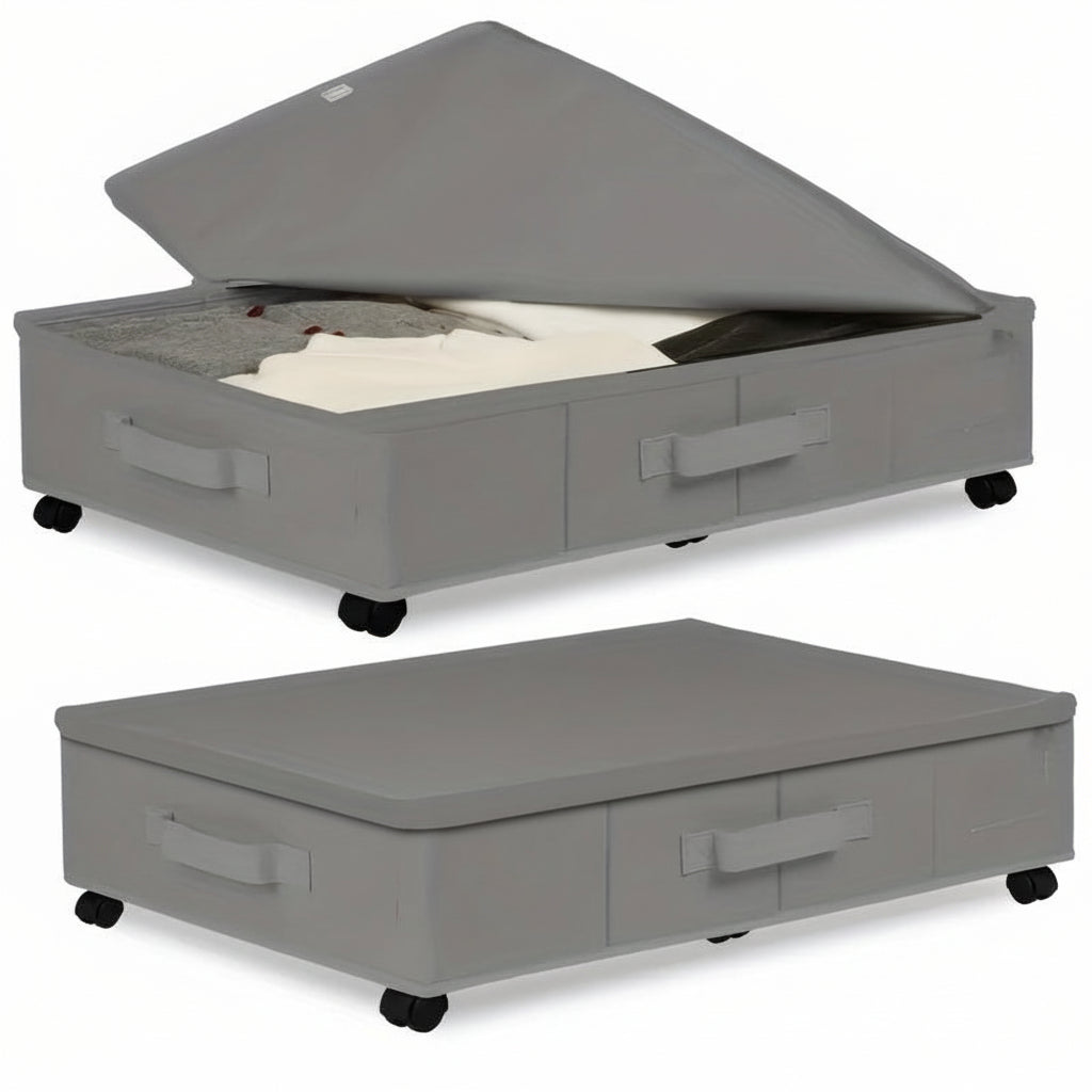 SmartSpace Under-Bed Organizer – Mobile Storage Solution | elesira