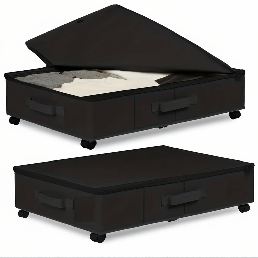 SmartSpace Under-Bed Organizer – Mobile Storage Solution | elesira