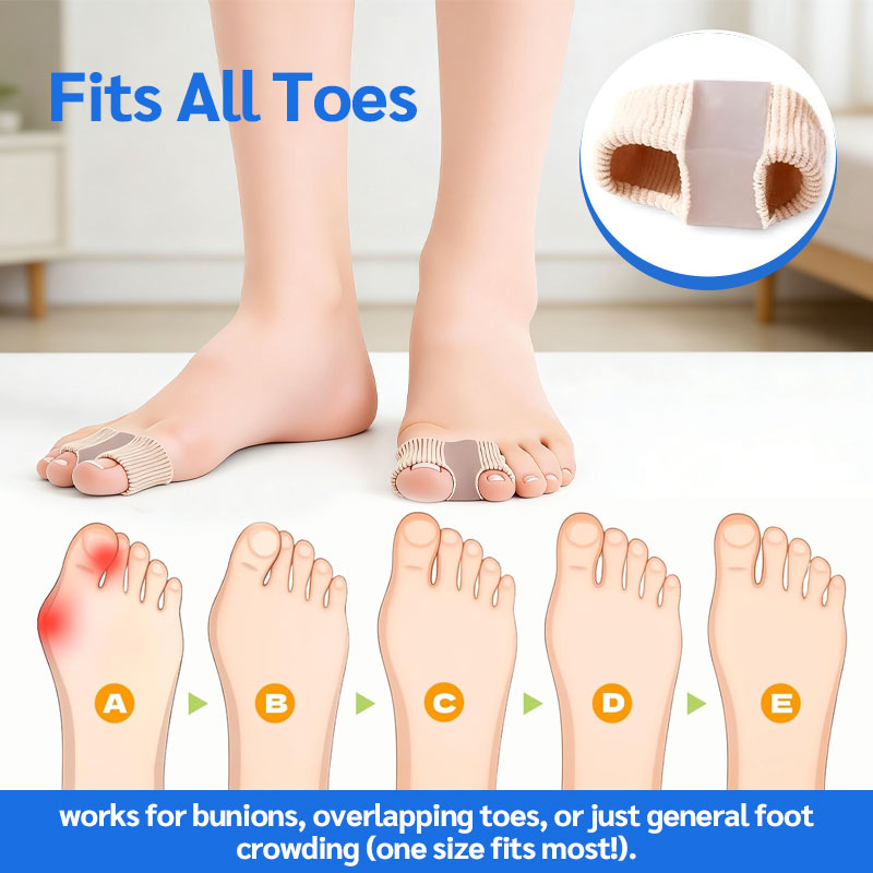 Soft Padded Set for Toe Separation and Ball Cushioning | elesira
