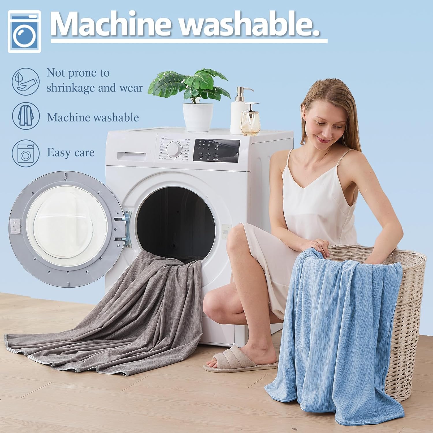 ChillWave Breathable Cooling Blanket For Hot Sleepers - Elesira