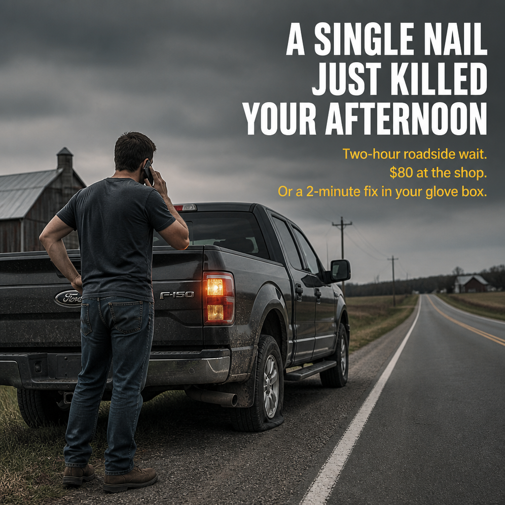 SlipMate | Insert Any Flat in 60 Seconds Without Taking Off the Tire | elesira