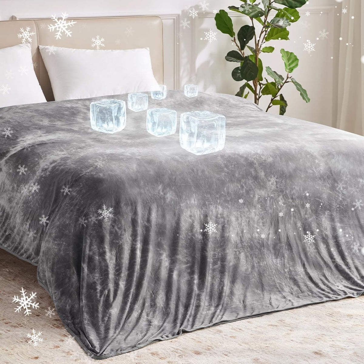 Cozy Nights Arc Chill hűsítő takaró melegben alvóknak, könnyű és légáteresztő kialakítással - Elesira