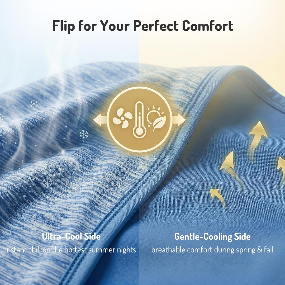Cool Comfort Queen Cooling Blanket With Q Max Over 0.4 Fabric For Hot Sleepers - Elesira