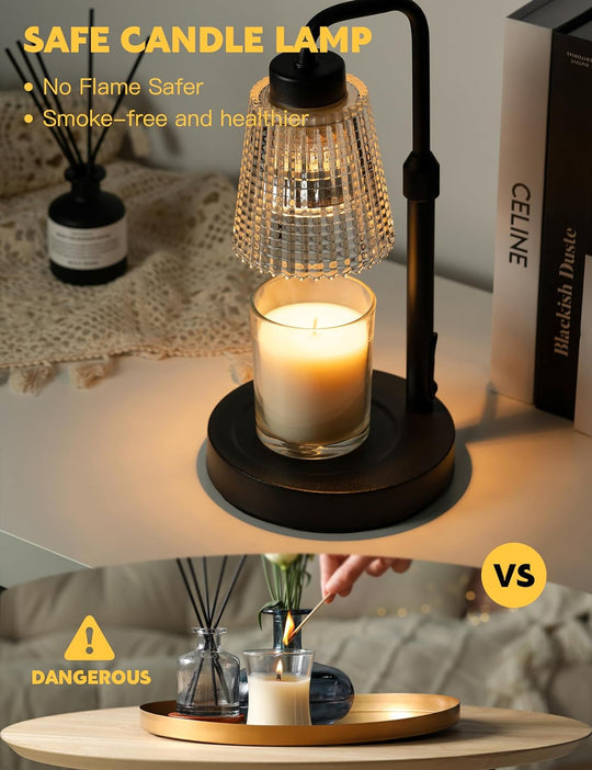Lampada premium per scaldare candele, con intensità regolabile e altezza regolabile | elesira