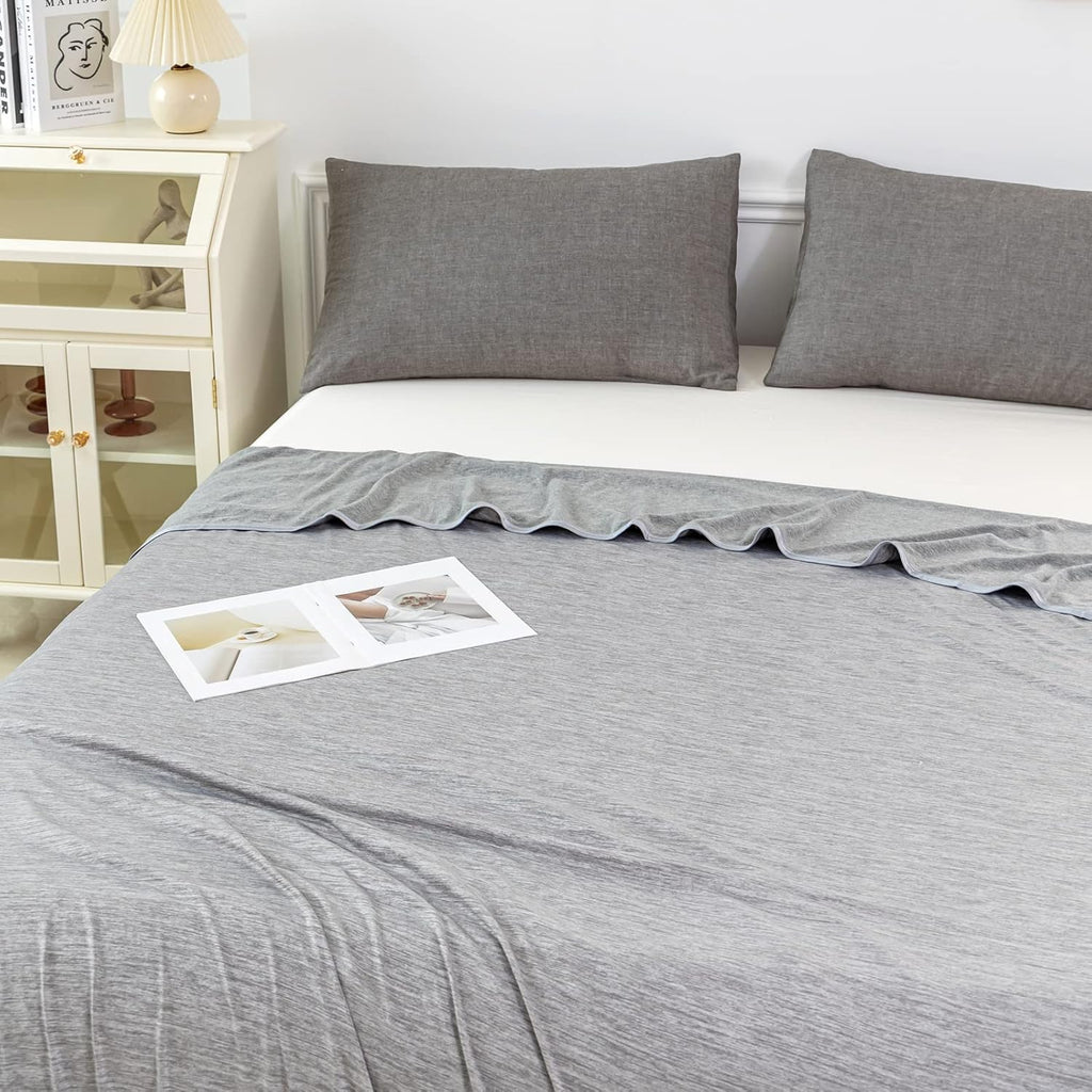 Cozy Comfort Cooling Blanket With Q-Max 0.4 Tech For Hot Sleepers - Elesira