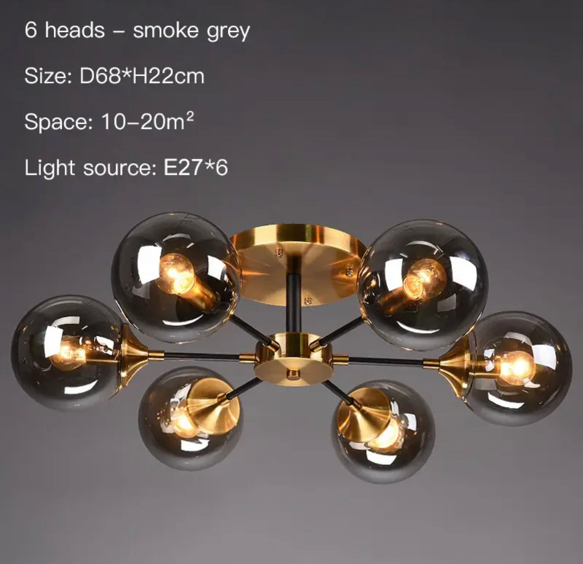 Jade Glass Ball Chandelier | elesira