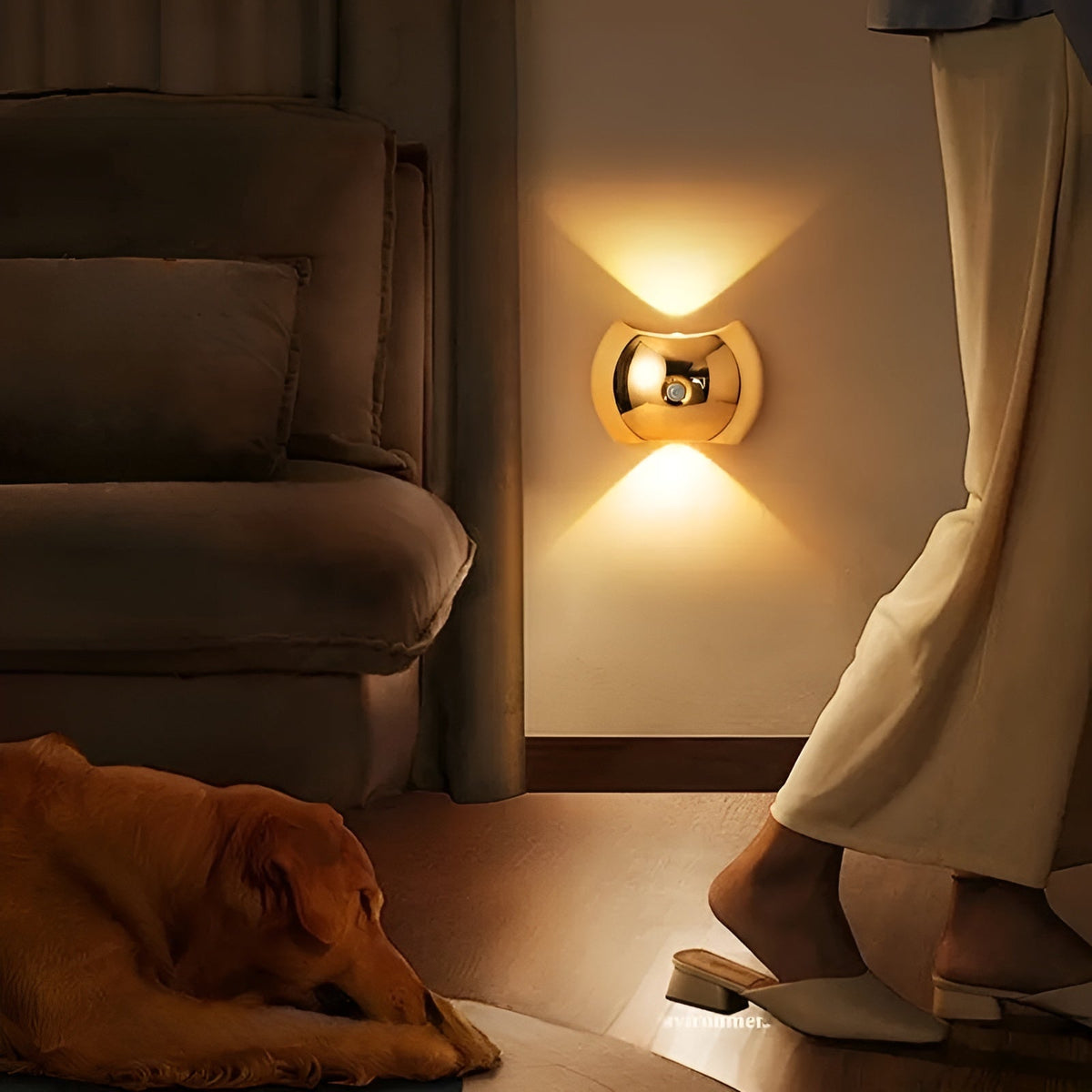 Applique murale avec détecteur de mouvement – Rechargeable, magnétique et sans fil | elesira