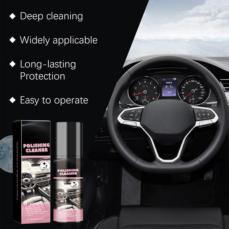 Vibranace Interior Polish | Odmień wnętrze swojego samochodu, nadając mu olśniewający blask jak w salonie, który utrzymuje się na długo | elesira