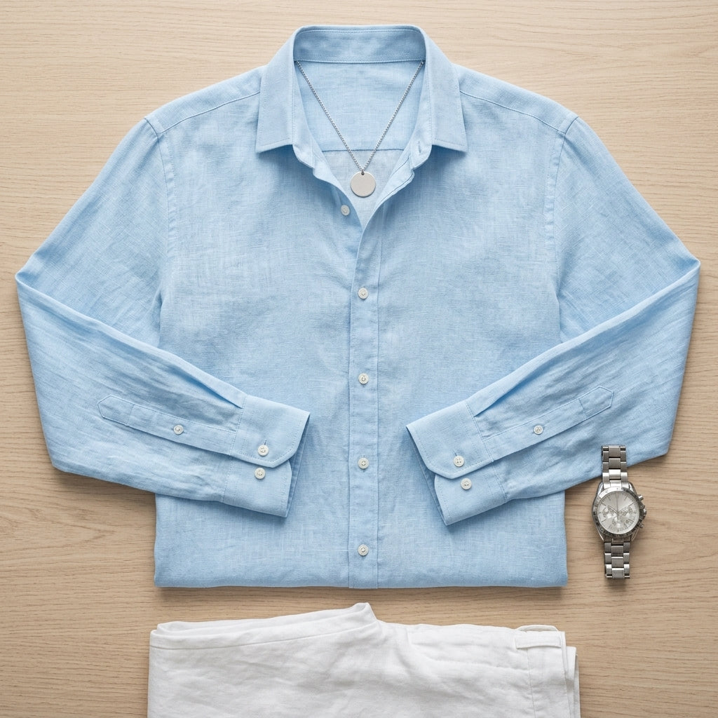 Chemise VenturoLux | Restez au frais, élégant et irrésistible toute la journée | elesira