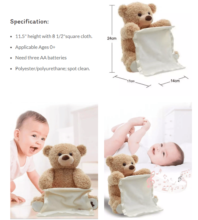 SnugglePals Wonder Bear | Entfacht unzählige Lächeln und Kuschelmomente, die dein Kind lieben wird | elesira