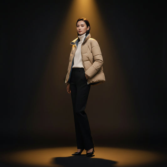 Veste Cropped — Matelassée Chic & Moderne